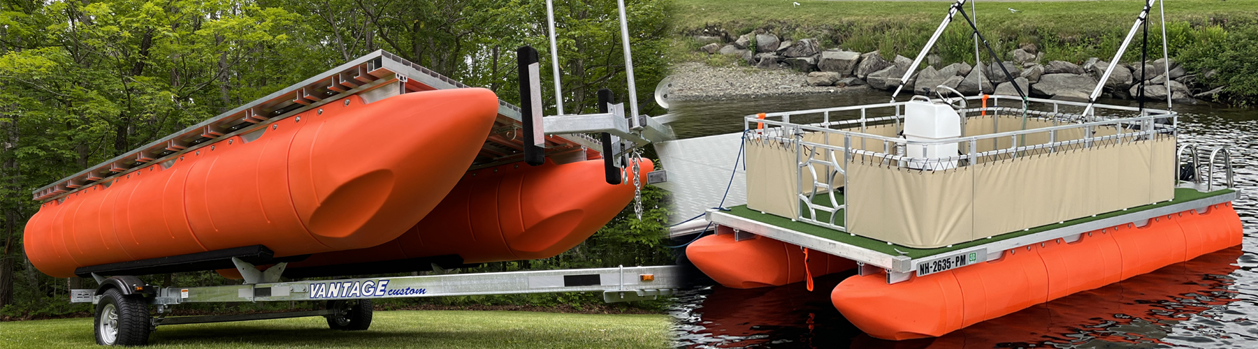  603-630-5658 - plastic pontoons and frame kits for  building boats, rafts, work barges, dredges, robots, USV vessels, and house  boats